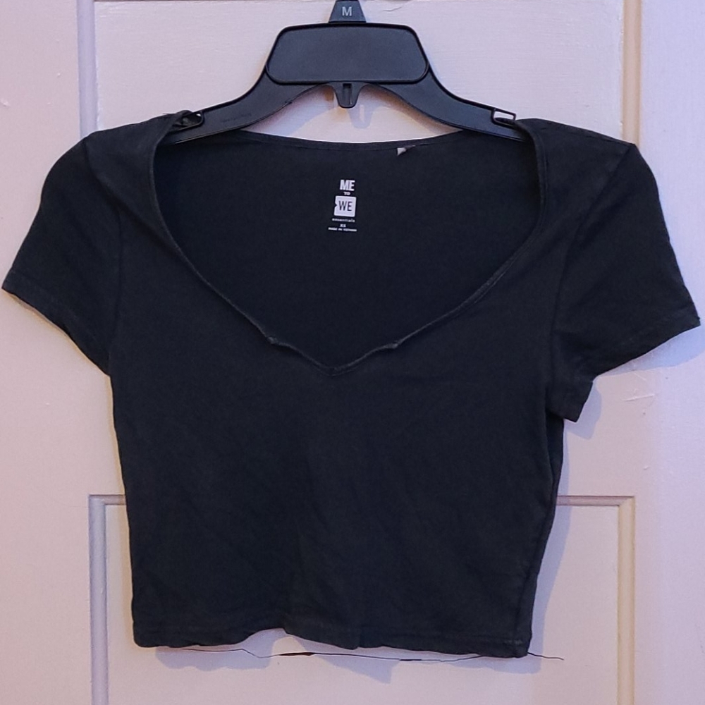 Pacsun's Dark Grey Crop Top